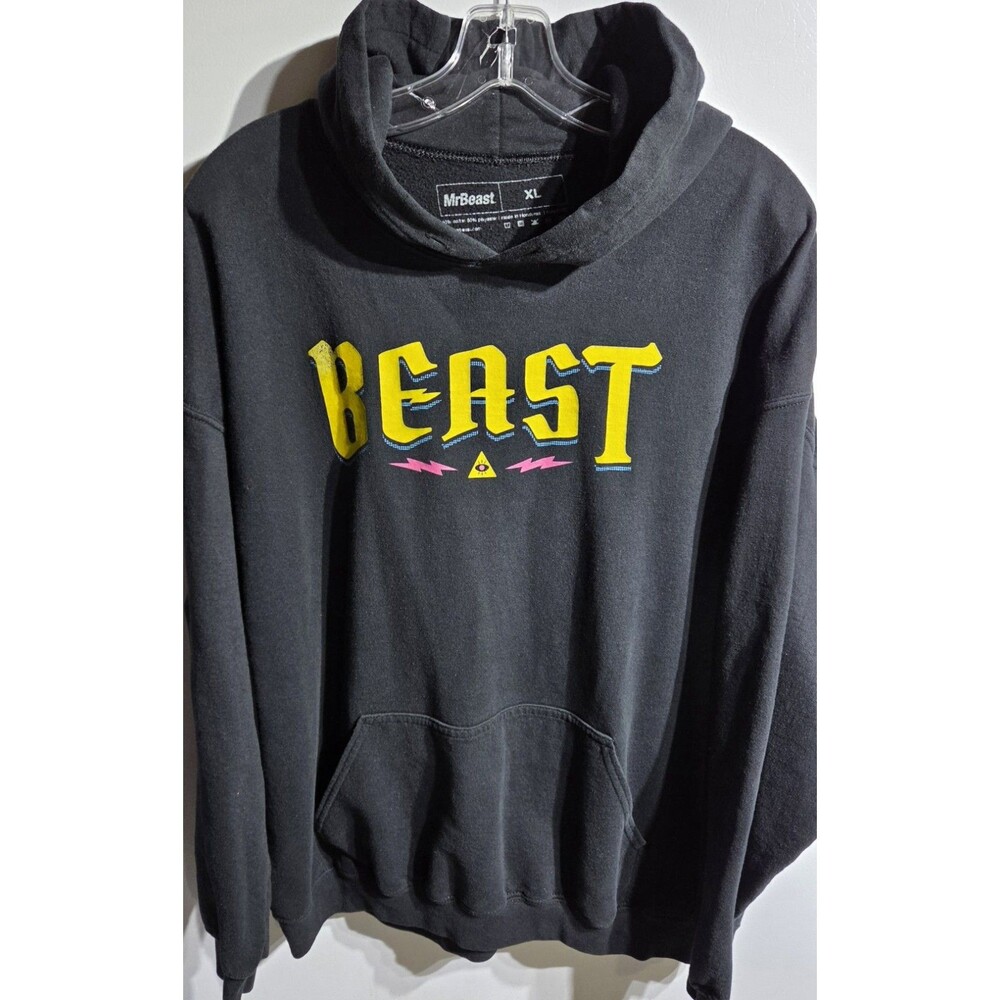 Mr. Beast Panther Pyramid Eye Hoodie Size XL RARE